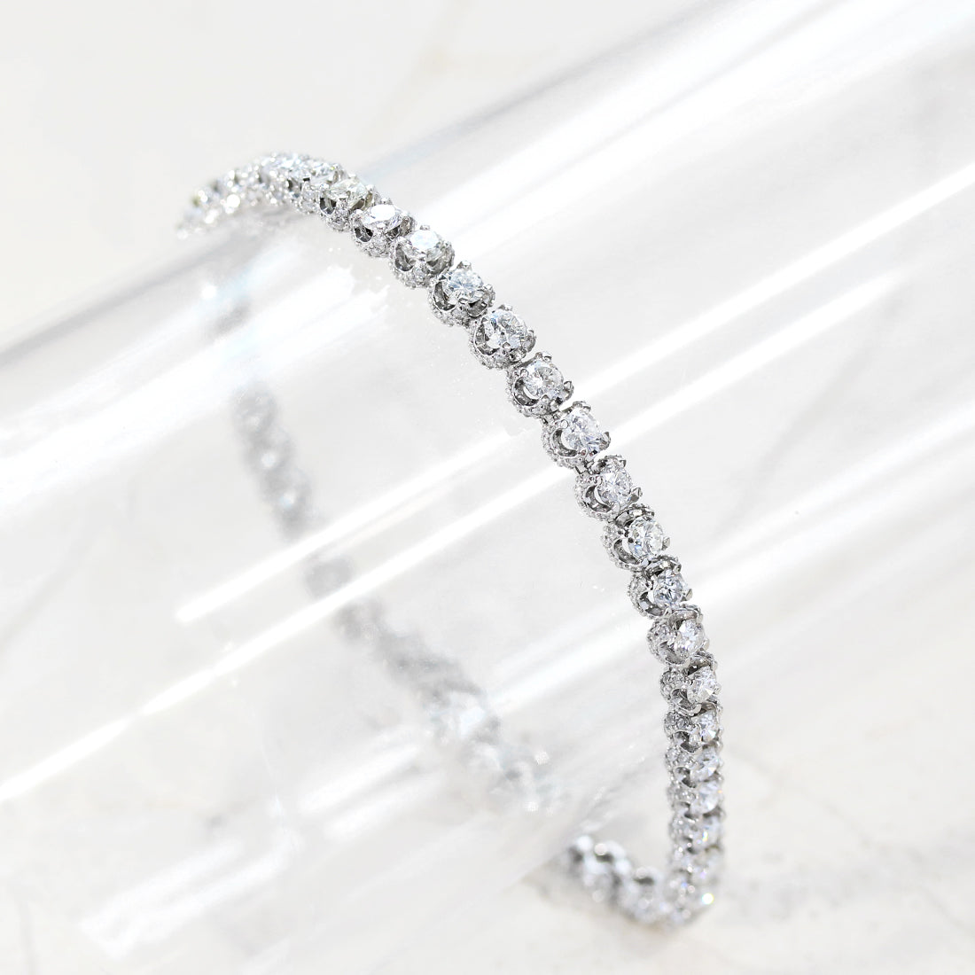 フルダイヤモンドブレスレット　PT